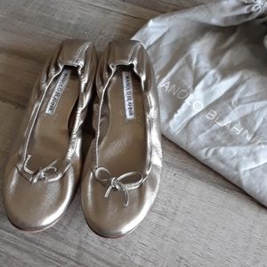 MANOLO BLAHNIK "TOBALY"..NAPPA LEATHER